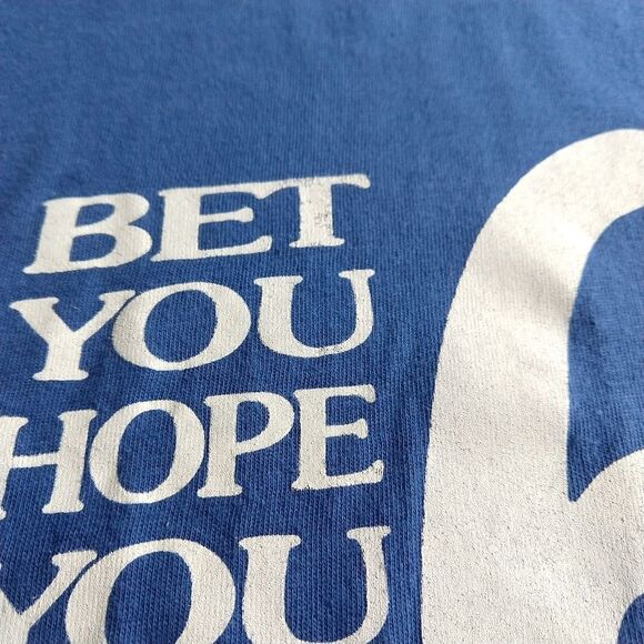 Vintage single-stitch Bet You Hope You Look This Good at 60 T-Shirt - Picture 5 of 7